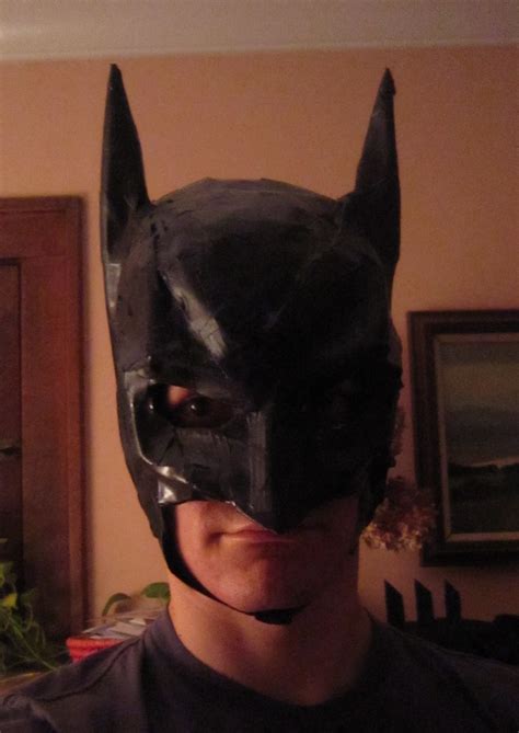 chuck  art diy batman costume mask part ii