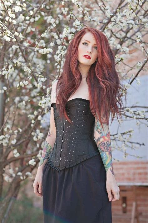 goth girls tumblr dark beauty goth beautiful redhead