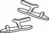 Sandals Coloring Drawing Pages Templates Draw Kids Shoes Fashion Sketches Drawings Flops Flip Sketch Clip Church Do2learn Choose Board Clipart sketch template