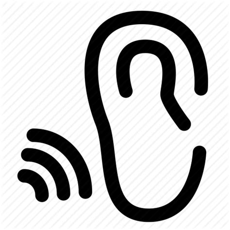 listening icon   icons library