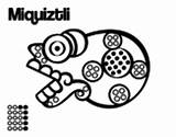 Aztecs Days Coloring Miquiztli Death Aztec Coloringcrew Xochitl Flower Pages Warrior sketch template