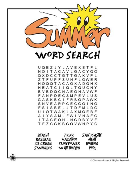 summer word search woo jr kids activities childrens publishing
