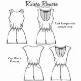 Romper Rompers Printable Raeanna Figswoodfiredbistro Downloadable sketch template