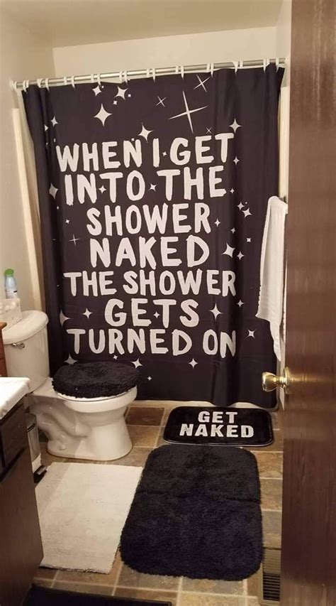 pin  lizzyboo  funny   funny shower curtains shower humor printed shower curtain
