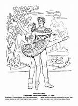 Swan Lake Coloring Pages Dance Ballet Printable Choose Board sketch template