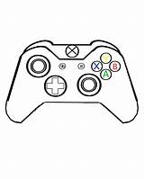 Xbox Controller Drawing Coloring Pages Game Line Remote Template Drawings Sketch Print Ps4 Games Logo Sheets Printable Kids Getcolorings Austin sketch template