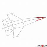 Sukhoi Jet sketch template