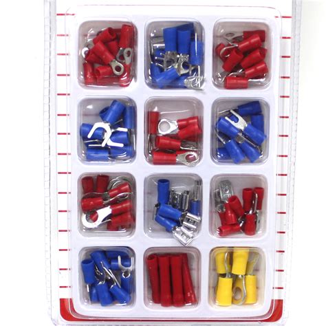 pcs assorted insulated electrical wire connectors terminals set kit econosuperstore
