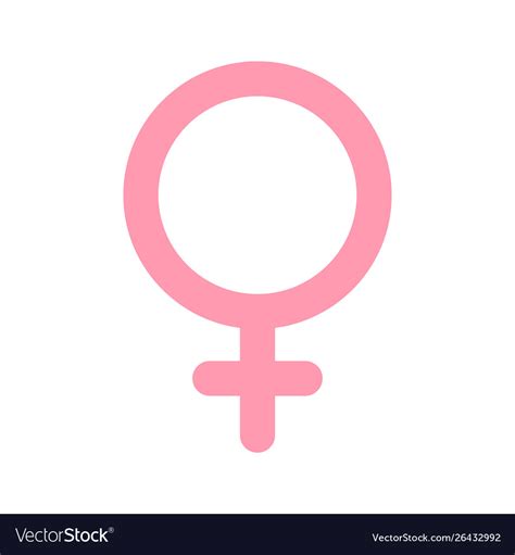 female woman symbol gender and sexual royalty free vector