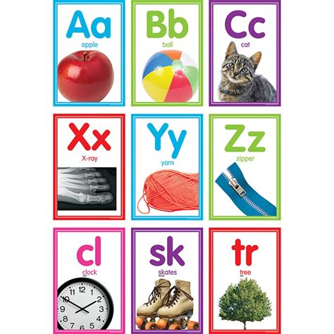 colorful photo alphabet cards bulletin board tcr teacher