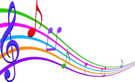 color musical notes clipart png  full size clipart