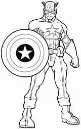 Superheroes Hero sketch template
