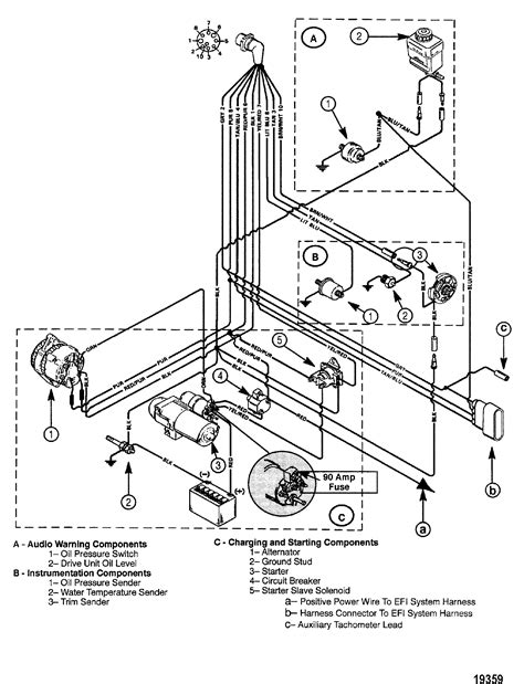 mercruiser alternator wiring diagram