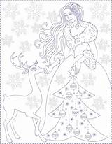 Coloring Pages Winter Princess Nicole Printesa Colorat Iernii Season Florian 2009 Jul Printable Mas Idéer Desen Created Tuesday December Vandross sketch template