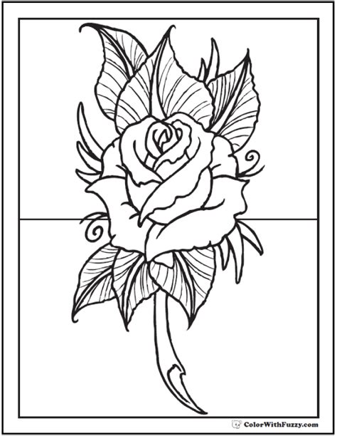 printable coloring pages  adults roses soloasituenmi