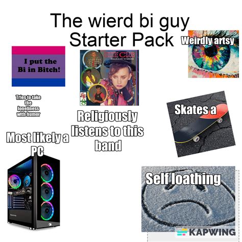 The Weird Bisexual Guy Me Starterpack R Starterpacks Starter