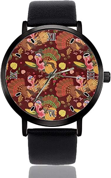 thanksgiving turkey women s wristwatch ultra thin case extremely simple