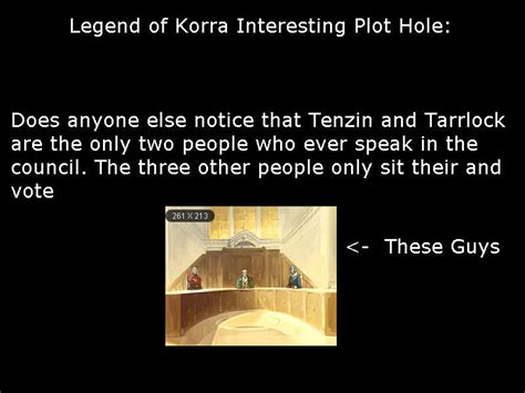 legend of korra interesting plot holedoes anyone else notice that tenzin and tarrlock are the