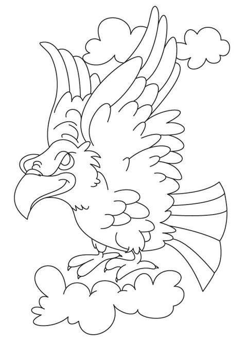 flying eagle coloring page   flying eagle coloring page