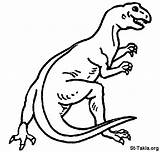 Dinosaurs رسومات ديناصورات Triassic Herrerasaurus للتلوين للاطفال sketch template