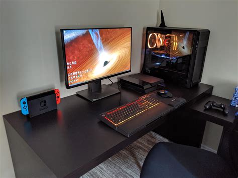 console  pc upgrade computer desk setup gaming room setup bedroom setup