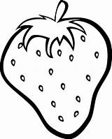 Coloring Clipart Fruit Grape Webstockreview Strawberry Simple Big sketch template