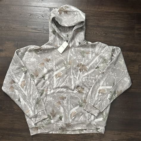 nwt abercrombie essential popover hoodie  white depop