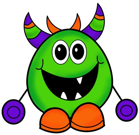 monster faces clip art clipart best