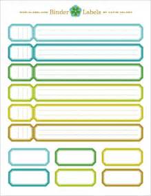 binder spine template