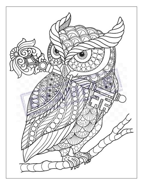 unique detailed coloring pages   full  etsy