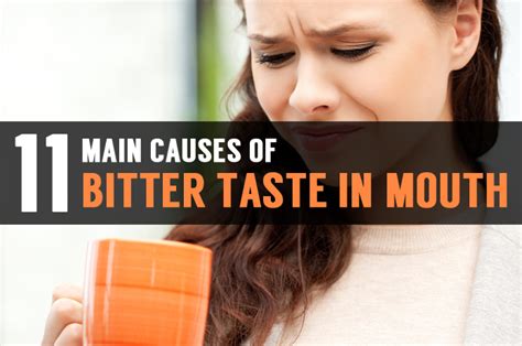 Learn Main Causes Of Bitter Taste In Mouth And Treatment