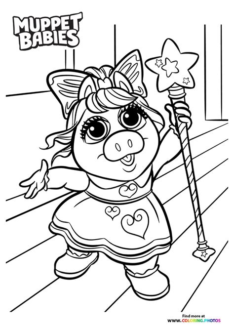 muppet babies coloring pages  kids   easy print