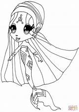 Coloring Winx Club Pages Lithia Drawing sketch template