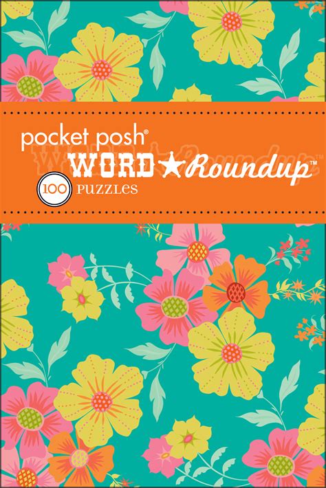 pocket posh word roundup  book   puzzle society official