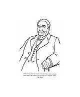 Taft William Facts Howard Biography Coloring sketch template