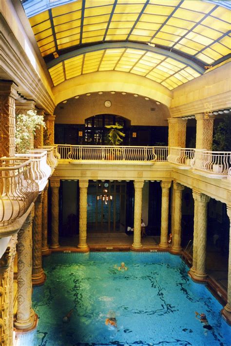wanderings hotel gellert  thermal baths budapest hungary august