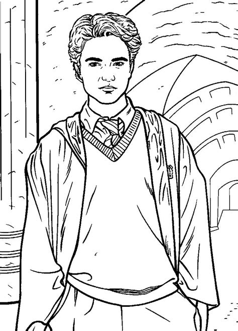 drawing harry potter  movies printable coloring pages