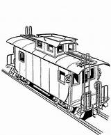 Train Coloring Freight Railroad Pages Print Bnsf Caboose Printable Color Getdrawings Getcolorings Template Colorluna sketch template