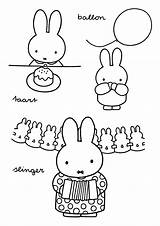 Miffy Coloring Pages Nijntje Picgifs Kleurplaat Sheets Coloringpages1001 Party ミッフィー 塗り絵 イラスト Printable Cartoon Jarig Baby Gif Choose Board sketch template