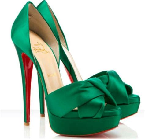 emerald heels green heels heels christian louboutin heels