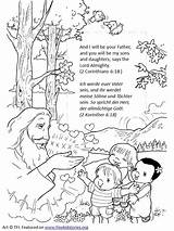 Colorare Vater Gott Bambini Preghiera Nostro Gloria Malvorlagen Kinder Mein Pagine Misericordioso Freekidstories Bilingue Storie sketch template