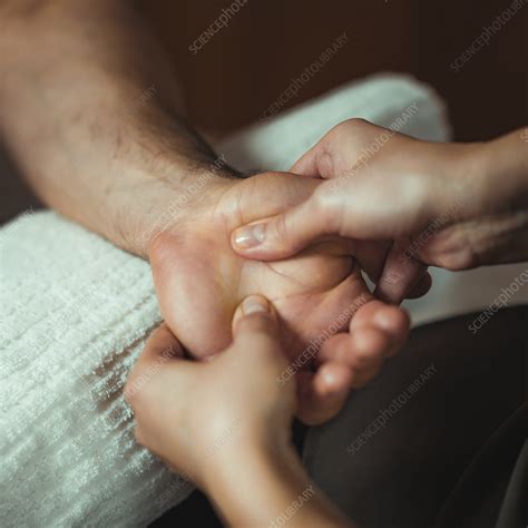 Massage Therapy Stock Image F024 7773 Science Photo Library