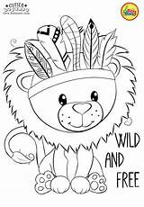 Coloring Pages Cuties Cute Kids Bojanke Wild Online Coloriage Animal Mane Lion Dessin Preschool Color Printable Colorier Printables Choose Board sketch template
