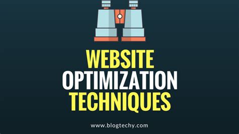 website optimization techniques    business website