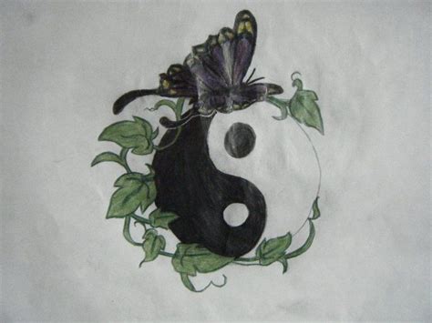 Yin Yang Butterfly By Rachieimagination On Deviantart