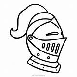 Caballero Casco Middle Helm Chivalry Armour Finger Página Ultracoloringpages Iconfinder sketch template