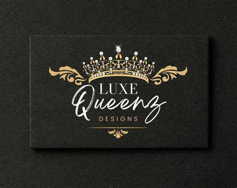 gold crown logo luxury gold logo design hair salon logo beauty logo