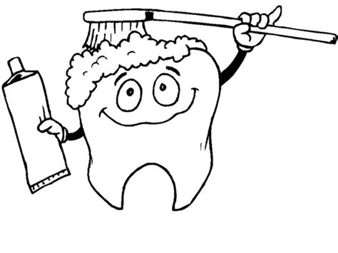 tooth coloring page  kids coloring home
