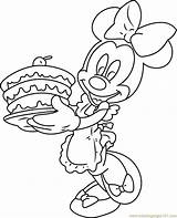 Minnie Holding Coloringpages101 Everfreecoloring sketch template