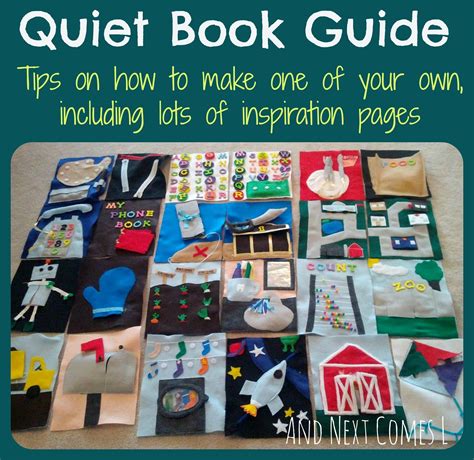 quiet book  guide  making